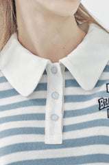 HOT CHICK (Ivory & Light Blue)
