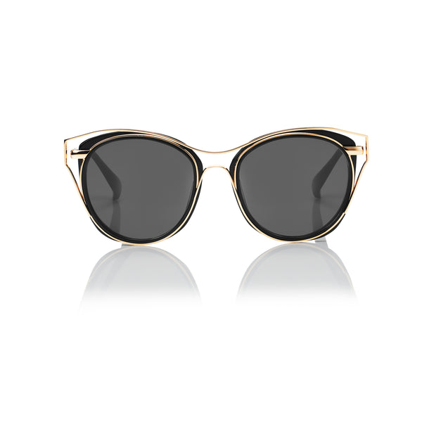 SINGAPORE (Black and Gold Metal with Smog Grey Lens)