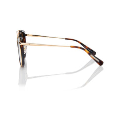 BERLIN (Honey Tortoise and Gold Metal with Solid Brown Lens)
