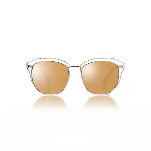 SYDNEY (Silver Metal with Gold Mirror Lens)