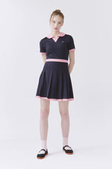 ISCHIA (Navy & Pink)