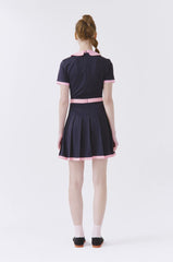 ISCHIA (Navy & Pink)
