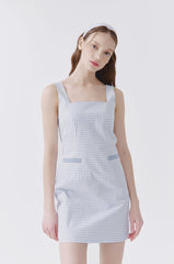 PALAU (Light blue & gingham)