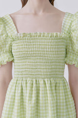 BOHOL (Green gingham)