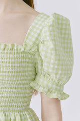BOHOL (Green gingham)
