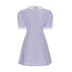 STYLISH PAINT BLUE CYAN WHITE MARINE AQUA BLOCKISM. A-Line Dress for Sale  by Frantz CIALEC