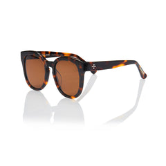 NICE (Honey Tortoise with Solid Brown Lens)