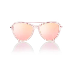 MARRAKESH (Frosted Rose and Pink Metal with Pink Mirror Lens)