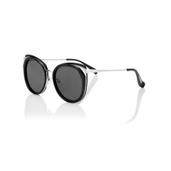 ISTANBUL (Black and Silver Metal with Smog Grey Lens)