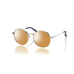 BARCELONA (Silver Metal with Gold Mirror Lens)
