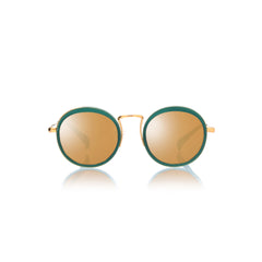 KYOTO (Jade and Gold Metal  with Gold Mirror Lens)