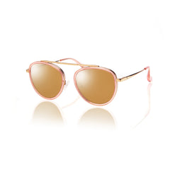 STOCKHOLM (Orange Pearl and Gold Metal with Gold Mirror Lens)
